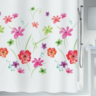 Spirella Spirella - Cortina De Ducha Poli&eacute;ster Prado De Flores 120x200cm Multicolor