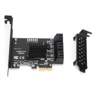 OEM Tarjeta Controladora Sata Plug And Play, Tarjeta De Expansi&oacute;n Pcie A Sata, Con Disipador De Calor De Aluminio Y Transmisi&oacute;n De Alta Velocidad, Expansi