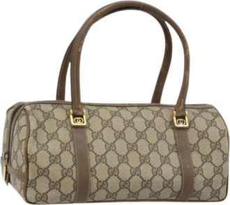 Gucci Pre-owned Handbags, female, Beige, Size: ONE SIZE Pre-owned Vintage Hand Bag