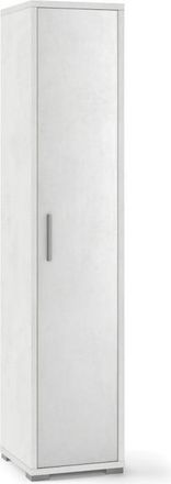 OEM Armario Multiusos Estrecho En Madera Blanco &Oacute;xido 39x41x H182 Cm