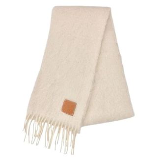Loewe Pre-owned Scarves, female, Beige, Size: ONE SIZE Pre-owned Stole