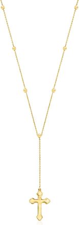 Ross-Simons Italian 10kt Yellow Gold Rosary-Style Necklace