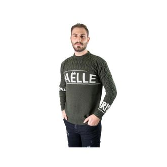 Ga&euml;lle Paris Trui met ronde hals - Heren - Truien - Groen - Maat: XL