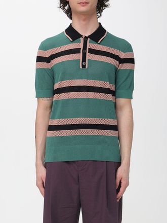 Dries Van Noten Polo in viscosa a righe Dries Van Noten