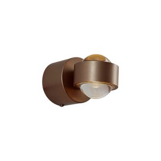QAZQA Aplique dise&ntilde;o bronce oscuro LED IP44