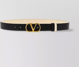 Valentino Garavani adjustable length reversible vlogo belt