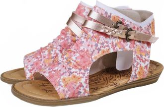 Blowfish Girls Open Toe Flat Sandal In White Amelia