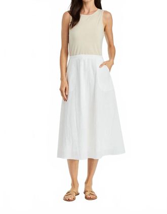Drew Alaia Midi Dress In Off White