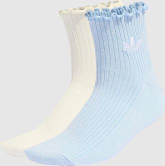 adidas Originals Ruffle 1/4 S 2P Calze fantasia