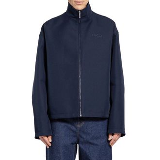 Gucci Mens Blue Marabou Clothing