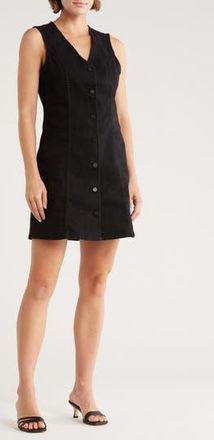 Habitual Sleeveless Denim Minidress in Black at Nordstrom Rack, Size X-Small