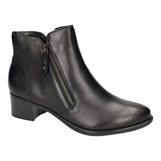 Remonte Heeled Ankle Boot - Dames - Schoenen - Zwart - Maat: 37 EU Zijde