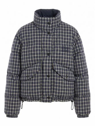 Miu Miu Checked Down Jacket