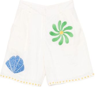 Cala de la Cruz Sia Bermuda Shorts - Womens - Cotton