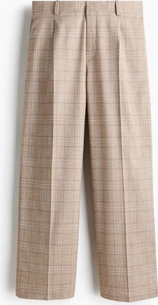 H&M Elegante Hose in Loose Fit - Beige