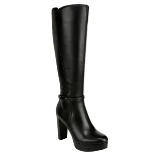 Naturalizer Fenna Platform Tall - Narrow Calf Boot Black I7168L1003 Womens