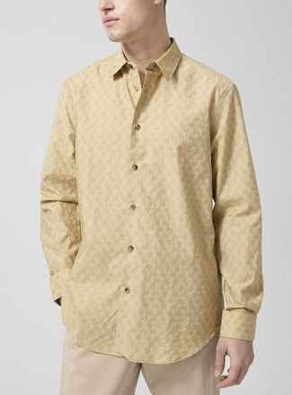 Paul Smith Mens Embroidered mini-suns shirt