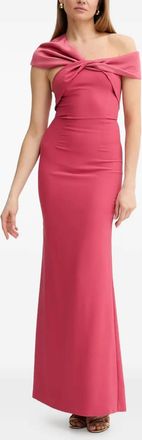 Marciano knot-detail maxi dress - Pink