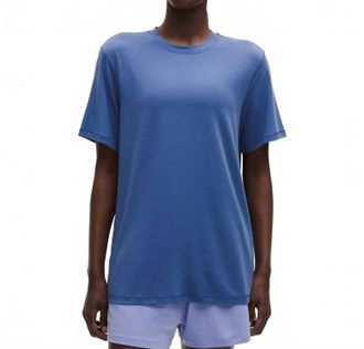 lululemon Jersey Training Short Sleeve Shirt In Brilliant Blue