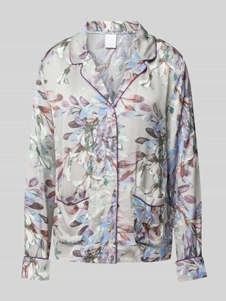 CCDK Copenhagen Pyjama-Oberteil mit seitlichen Taschen Modell Josephine in Hellgrau, Gr&ouml;&szlig;e XL