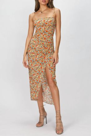 Bec&bridge Wild Poppies Midi Dress In Print