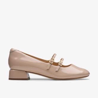 Clarks Daiss30 Shine Sand Patent