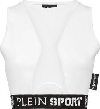 Plein Sport Dames, Tops, Wit, Maat: M