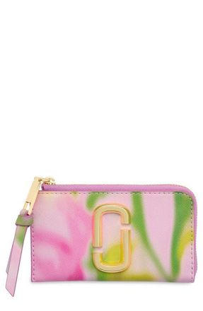 Marc Jacobs The Top Zip Multi Wallet in Ribbon Pink Multi at Nordstrom
