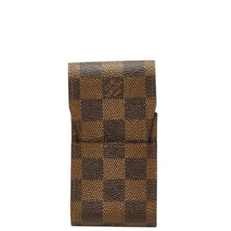 Louis Vuitton Pre-owned Accessories, female, Brown, Size: ONE SIZE Pre-owned Damier Cigarette Case