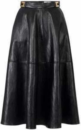 Elisabetta Franchi Midi Skirts - Dames - Midirokken - Zwart - M - Rokken