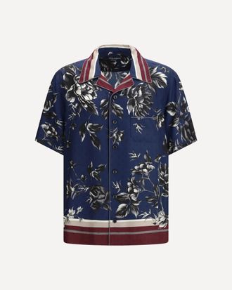 Dolce & Gabbana Silk short-sleeve Shirt Male 42