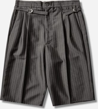 Magliano Men s Darkettone Regolatore Shorts Pinstripe Melange