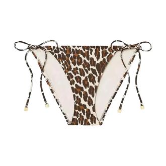 Tory Burch Dames, Badkleding, Bruin, Maat: L Nylon