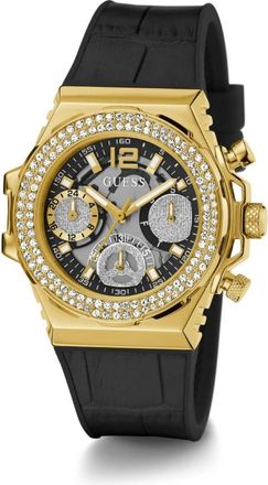 Guess Fusia Gw 0553L4 - Dames - Horloges - Geel - ONE Size - Leer - Accessoires