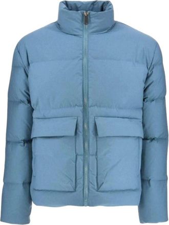 Jott Klassieke en tijdloze donsjas - Heren - Gewatteerde jassen - Blauw - S - Polyester - Jassen