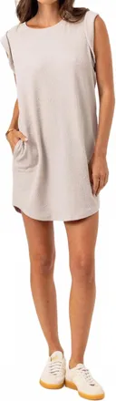 Sundays Elska Mini Dress In Tan