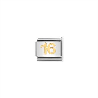 Nomination Unisex Celebrate Links Bracelet In 16 Gold