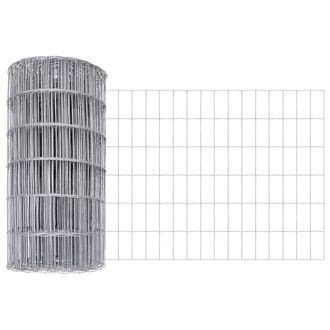 Berkfield Home Euro Fence 0.8x25 m Galvanised Steel in Silver