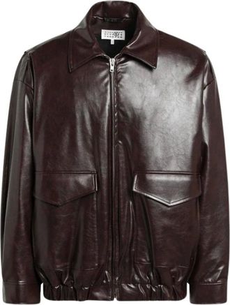 Maison Margiela Chaqueta Bomber con Bolsillos - Jackets - Hombre - Rojo - M