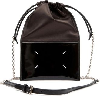 Maison Margiela Schoudertas - Dames - Schoudertassen - Zwart - ONE Size - Leer - Tassen