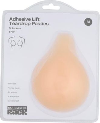 Nordstrom Rack Adhesive Lift-Up Teardrop Pasties in Light at Nordstrom, Size Medium