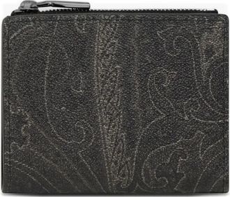 Etro Portafoglio con zip - Nero