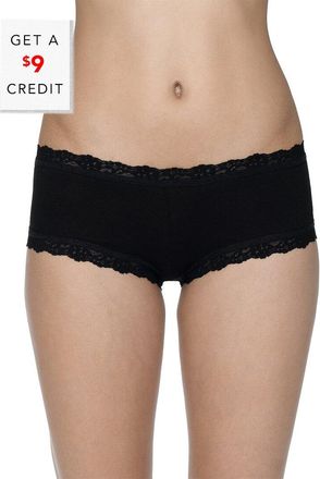 Hanky Panky Cotton Boyshort With $9 Credit