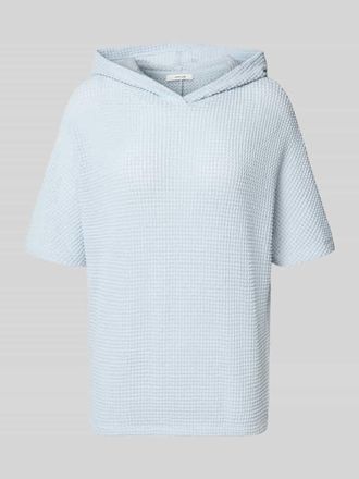 OPUS Strickshirt mit Kapuze Modell Gikaria in Hellblau, Gr&ouml;&szlig;e 36