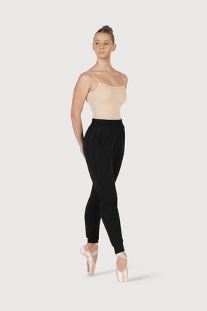 Bloch Ladies Shauna Soft Tapered Pant, Black