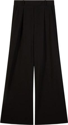 Patrizia Pepe Wide Leg Broeken - Dames - Wijde Broeken - Zwart - S - Broeken