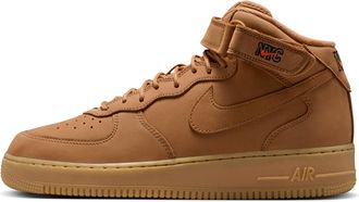 Nike Mens Air Force 1 Mid 07 Premium Shoes in Brown | 715889-201