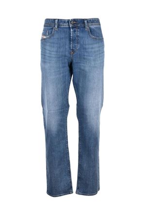 Diesel Blue Buster Tapered Cotton Elastane Jeans