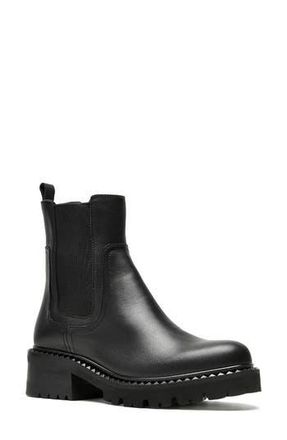 La Canadienne Cory Waterproof Chelsea Boot in Black Leather at Nordstrom Rack, Size 8