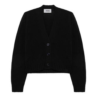 Alpha Studio Cardigans, female, Black, Size: L Cardigan